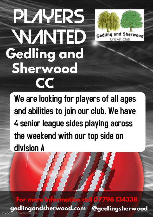 Looking to join a new cricket club. Check this poster and visit our website to join. #cricketfamily #getactive #getthegameon