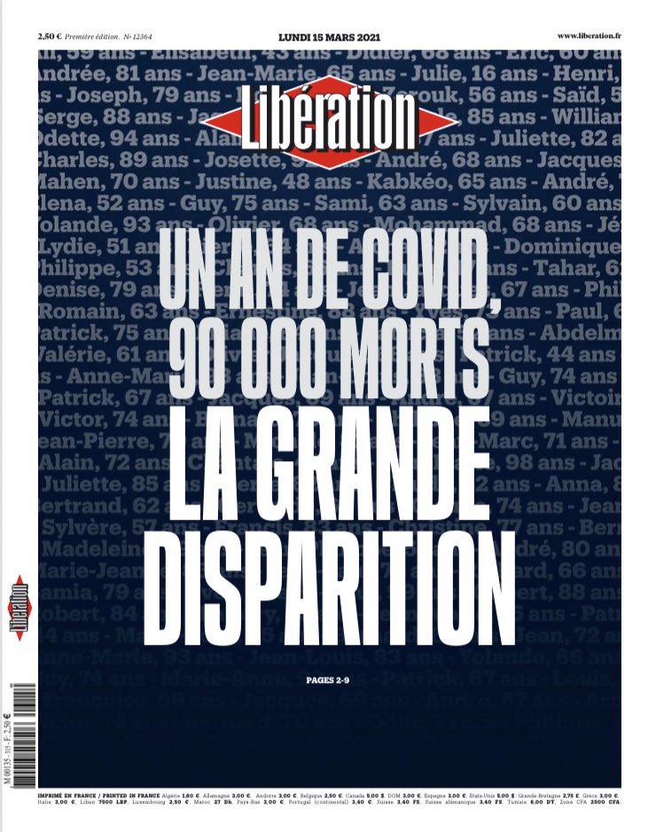 ⚠️Le pari "gagné" d'Emmanuel Macron et Olivier Véran 

La France 7ème au niveau mondial pour le nombre de décès / million d’habitants 

«  Non, ce n’est pas un échec, ça n’a pas marché »… 🤢