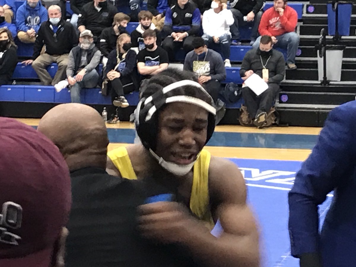 IT IS FINISHED!!!
THERE YOU HAVE IT....HE DID IT!!  🏅🏅🏅Your 132# WINNER of the 2021 DIV II OSHAA STATE WRESTLING TOURNAMENT IS KYREN BUTLER ⁦<a href="/kyren80762205/">Kyren Butler</a>⁩ 🏅🏅🏅 PROUD PROUD PROUD 🤼