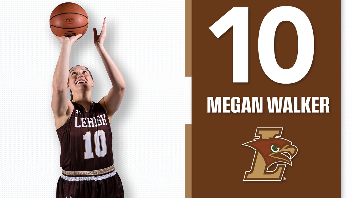 LehighWBB's tweet photo. THIS IS MEGAN WALKER'S WORLD AND WE ARE ALL LIVING IN IT.

She has stepped up when needed most. 10 points and Lehigh up 58-51 under two to go. #GoLehigh https://t.co/NudAom9hy4