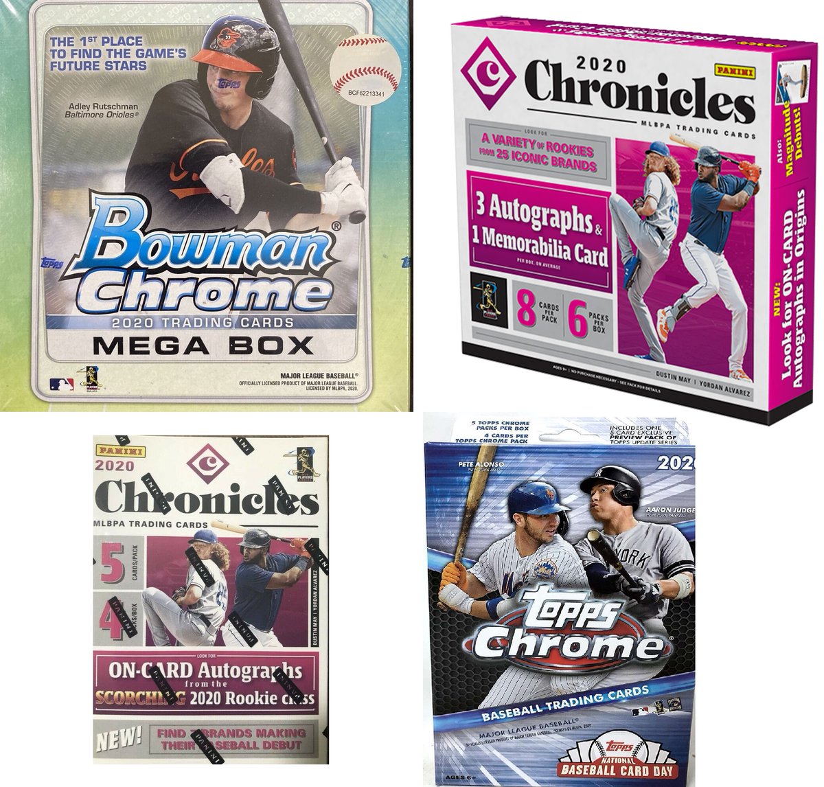BallPackBreaker's tweet photo. Only FOUR spots left in our 2020 Baseball, 15 spot / 10 Box Break! Plus this gets you 7 spots in our $10 Week-Long Promo going on right now....
https://t.co/UM2DPJmgvi
.
Breaks on a special LIVE Tuesday show!
.
#BallBreaks #CardShellz #baseball #sportscards #thehobby #NBATopShot https://t.co/veX6S6OYjs