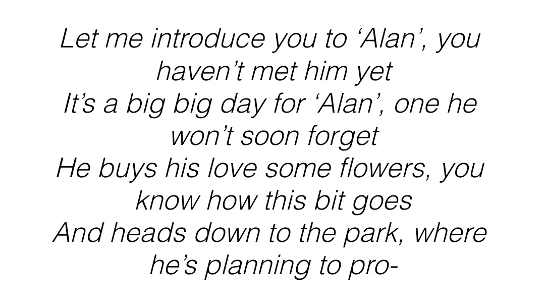 xAbbieCx's tweet image. Who the heck is Alan? 😂 @FiverMusical