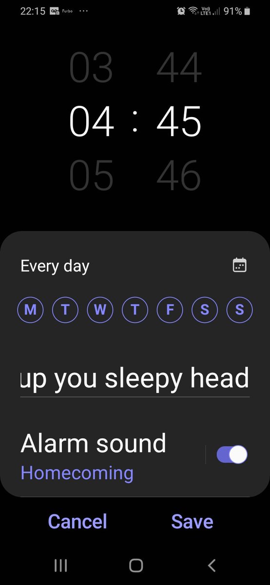 Do we ever get used to setting the alarm for monday mornings