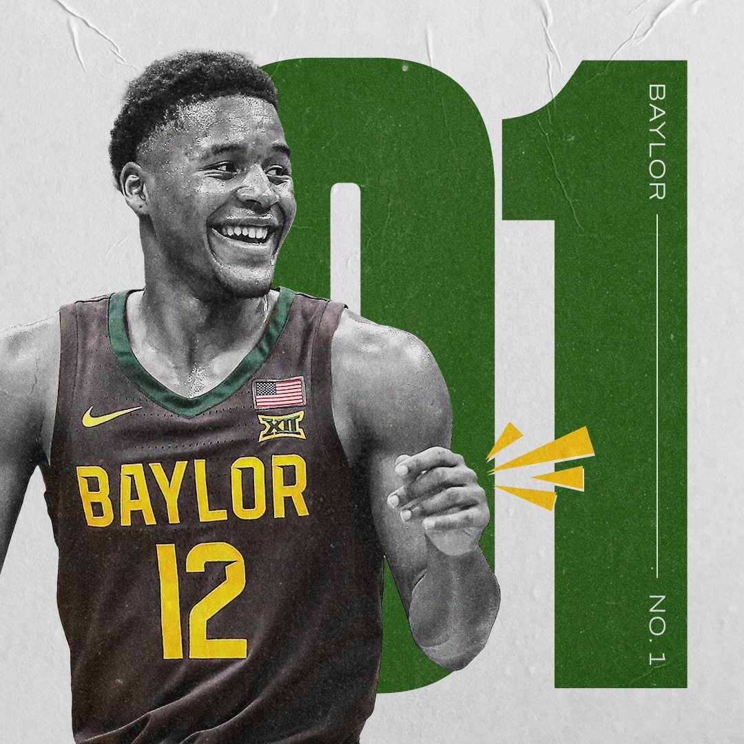 espn's tweet photo. For the first time in school history, @BaylorMBB is a No. 1 seed 🐻 https://t.co/NZUJmsDqBq