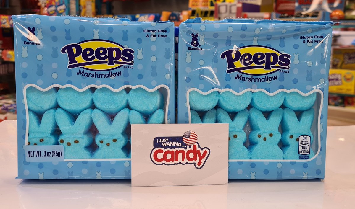 The ultimate Easter treat 🇺🇸😋🇺🇸😋

#peeps #bluebunny #peepsbluebunnies #peepsbunnies  #peepsmarshmallows 

Order your American goodies from IJustWannaCandy.co.uk 

ijustwannacandy.co.uk/product/peeps-…