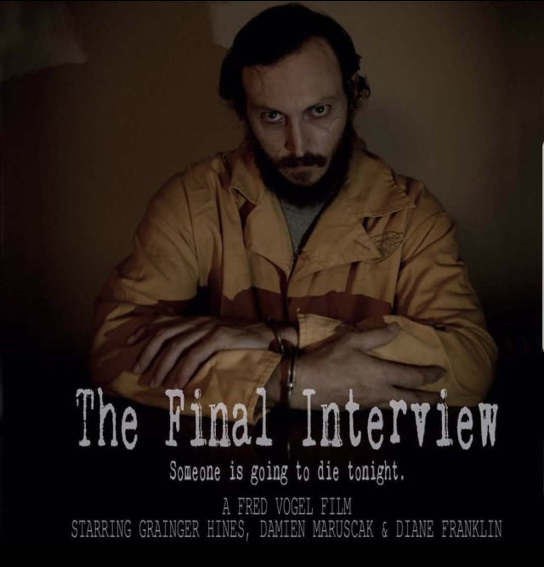 Deathbydvd's tweet photo. #TheFinalInterview by #FredVogel discussed on this brand new episode available now on our website!
https://t.co/6jdBB121CM
#DeathByDVD #GraingerHines #Horror #podcast #mutantfam https://t.co/J8gIW5B5QP