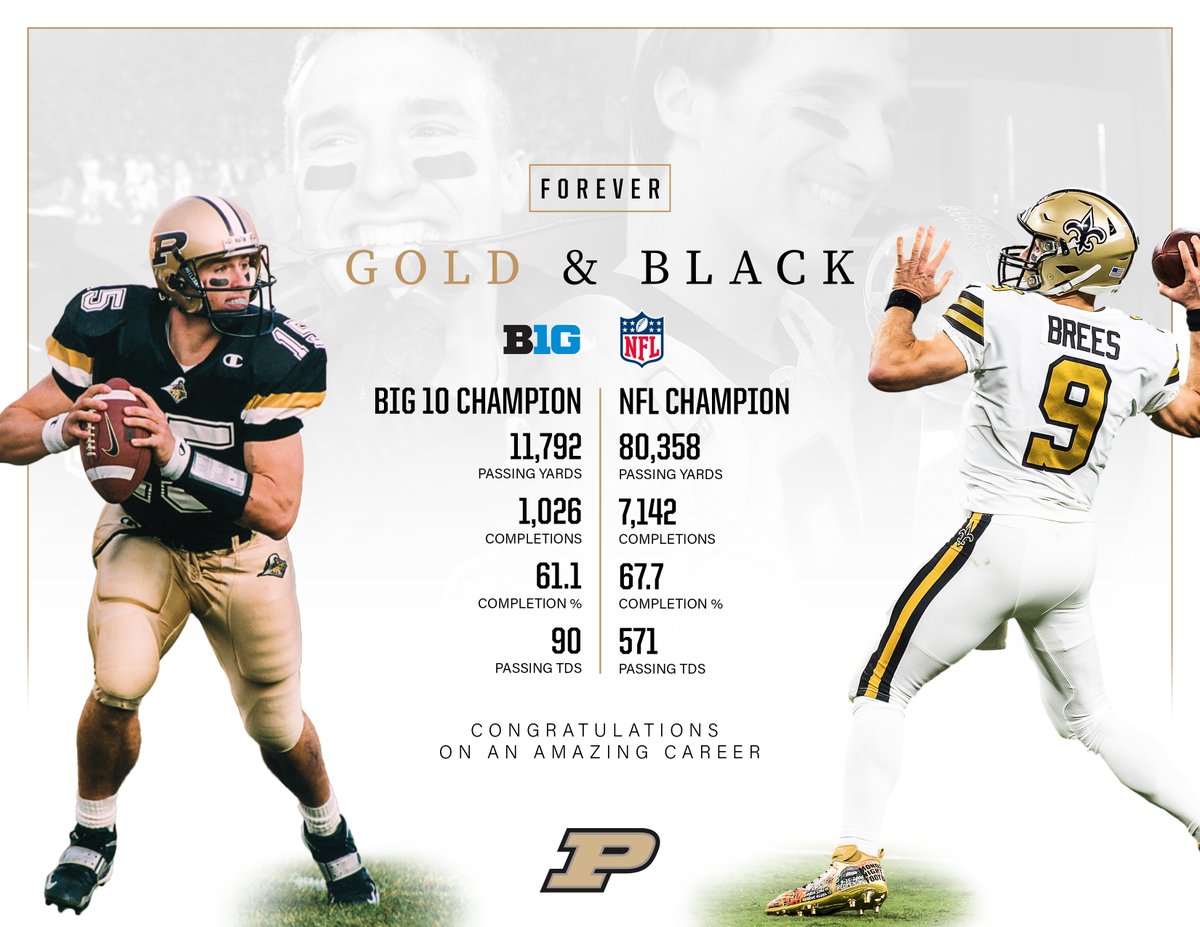 BoilerFootball's tweet image. Congratulations on an outstanding football career. We’re proud to have you in our Boilermaker family! 💛🖤

Enjoy your time with Brittany, Rylen, Bowen, Baylen and Callen.

#BoilerUp 🚂 / #ThankYouDrew 👏