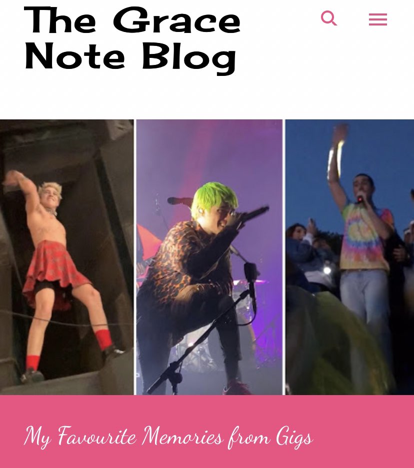GraceNoteBlog's tweet photo. What’s your favourite memory from a gig? 🖤 I’ve written a blog post about all my favourite memories from gigs pre-covid, including @PalayeRoyale @waterparks @bastilledan @WillJosephCook and more - there’s some cool stories and videos so please give it a read - link in my bio! https://t.co/BUsjOKulpY
