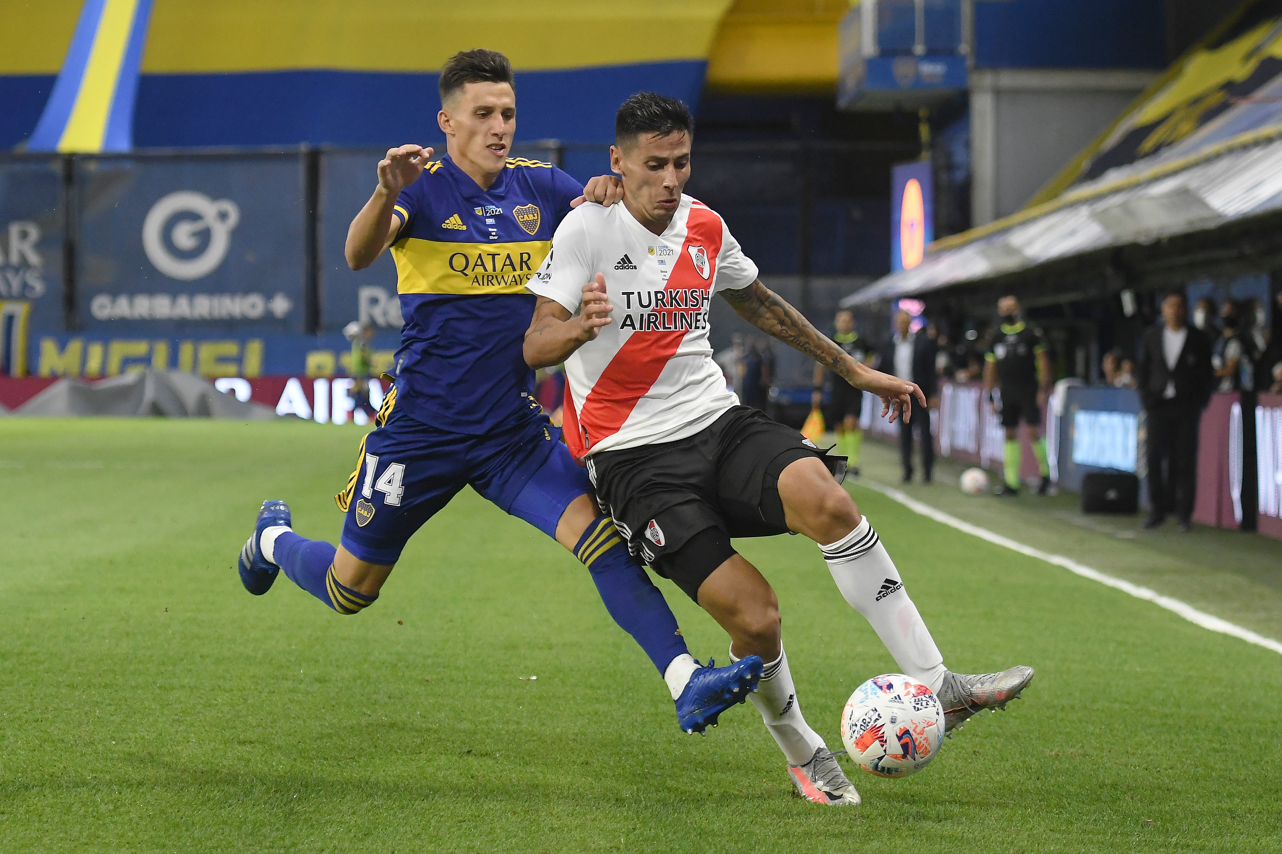 Boca y River quedaron a mano en el Superclásico: empataron 1 a 1  en La Bombonera