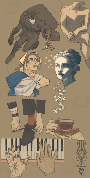 [studies 5/--] #aesthetic #fashion #sketches 