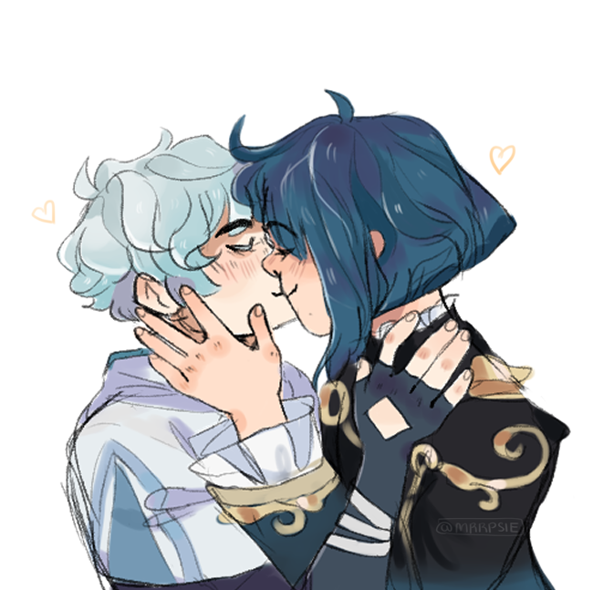 kiss me softly under the lantern lit skies #xingyun #GenshinImpact #genshinimpactfanart