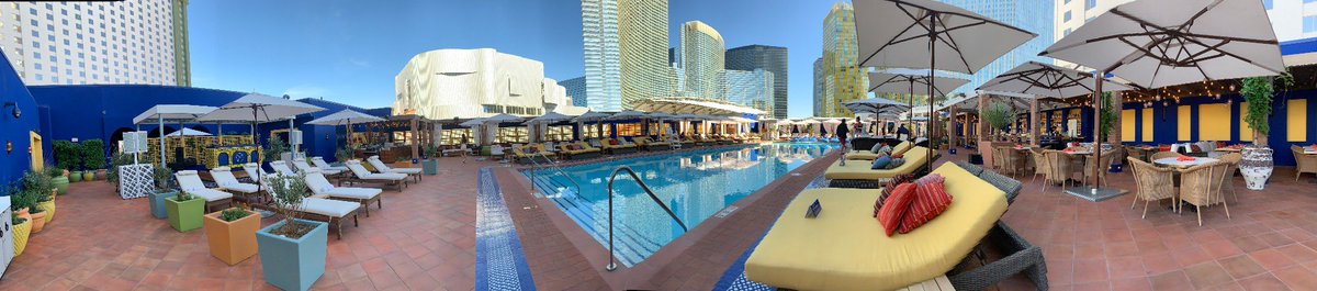 SlotJesus's tweet image. Nomad‘s private pool area above @parkmgm pool area is perfect for lane swimming.