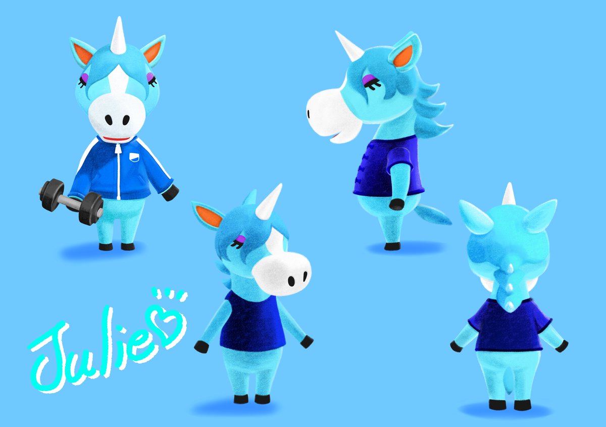 豆 Animalcrossing Nintendoswitch あつまれどうぶつの森 あつ森 あつ森イラスト あつ 森擬人化 あつ森美術部 ジュリー誕生日 Julian Birthday 旅立った仲間の一人です 色んな島に行っているのかな ジュリー Happy Birthday T Co