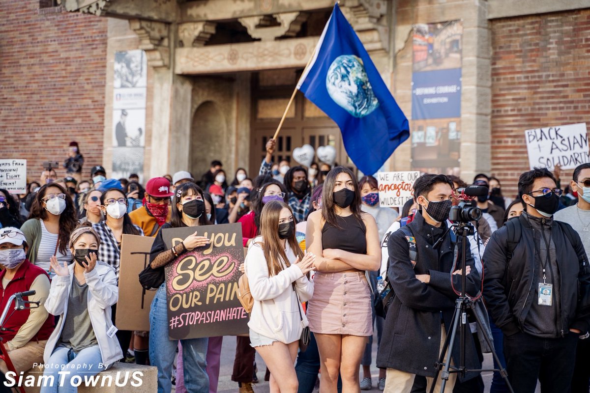 SiamtownUS's tweet photo. Love our communities , stop Asian hate rally at Little Tokyo , Los Angeles
#asiansarehuman #justiceforvicha #standforasians https://t.co/PGWkb5CS2S