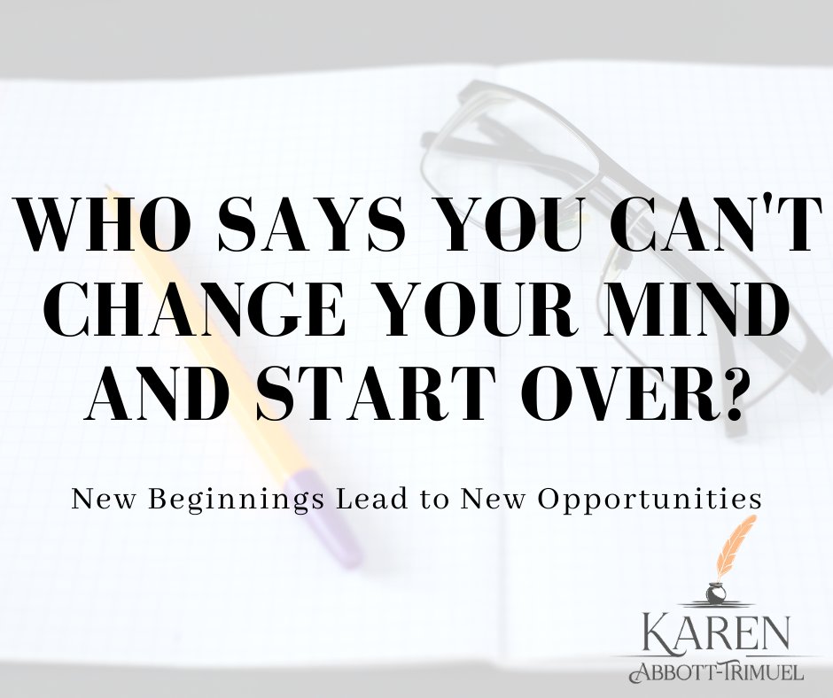 KatzStories's tweet photo. WHO SAYS YOU CAN"T
CHANGE YOUR MIND
&amp; START OVER?
🙌New beginnings lead to new #opportunities.

#quoteoftheday #startup #writer #inspirational #selflove #Mindset #success #PositiveVibes #happiness #entrepreneur #business #women #Motivation #Trending #love #healthy #quote #BeKind https://t.co/xQOCljnvD7