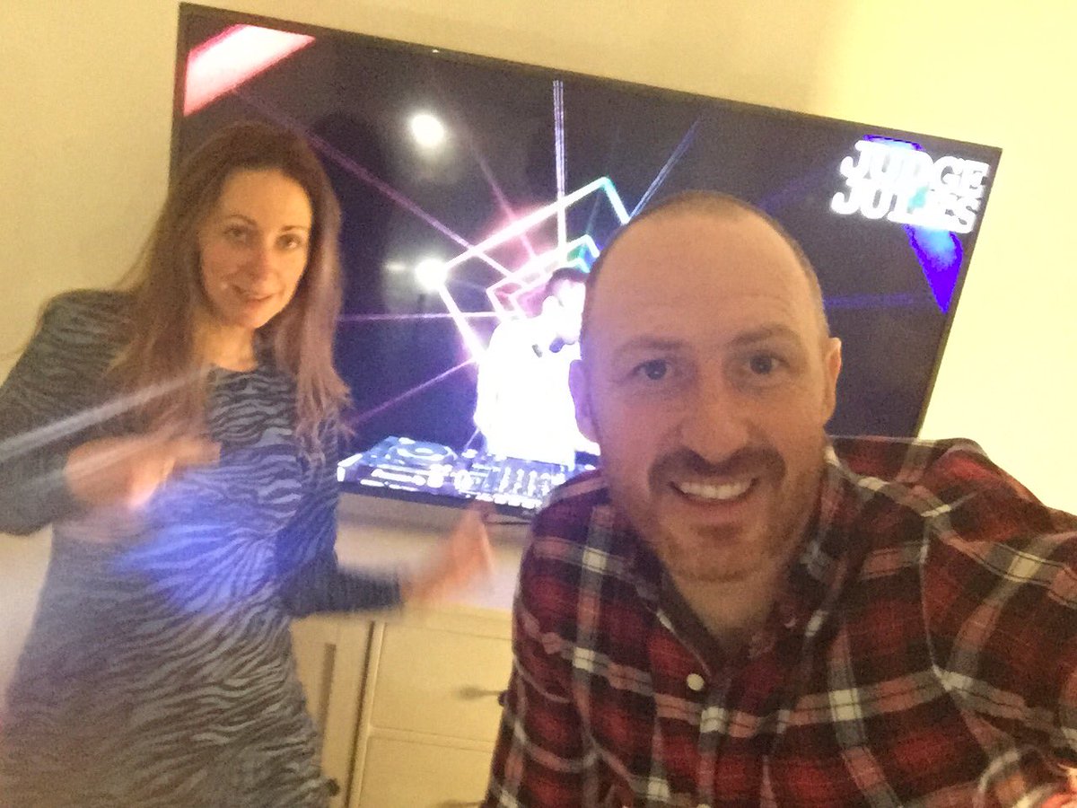 weedeeney's tweet photo. @RealJudgeJules Your Saturday live streams have been essential! We watch them daily whilst working/cooking/cleaning/surviving! Thank you!!!xxx https://t.co/4B04aiPLxE