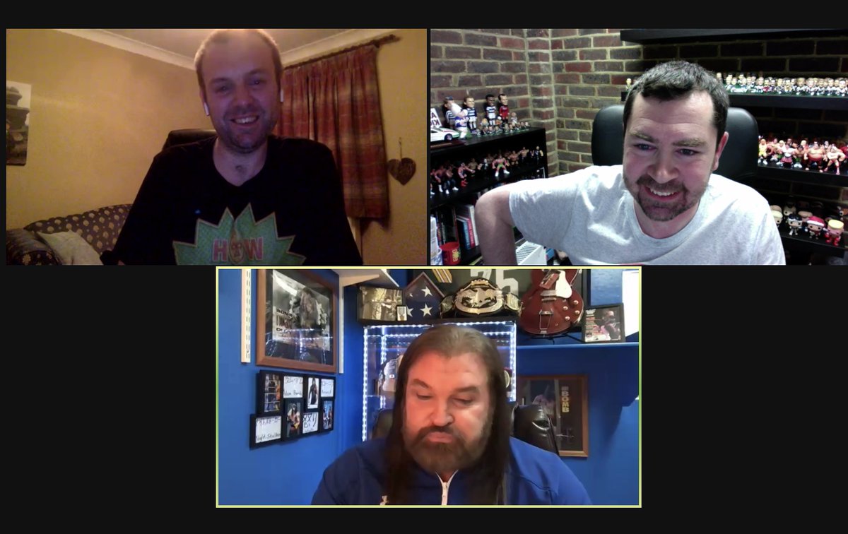 AshroseUK's tweet photo. Just a Sunday night talking to Adam Bomb. 🔥🔥

Very special @HOWManiaPod dropping this week. https://t.co/ClIRlcKxI3