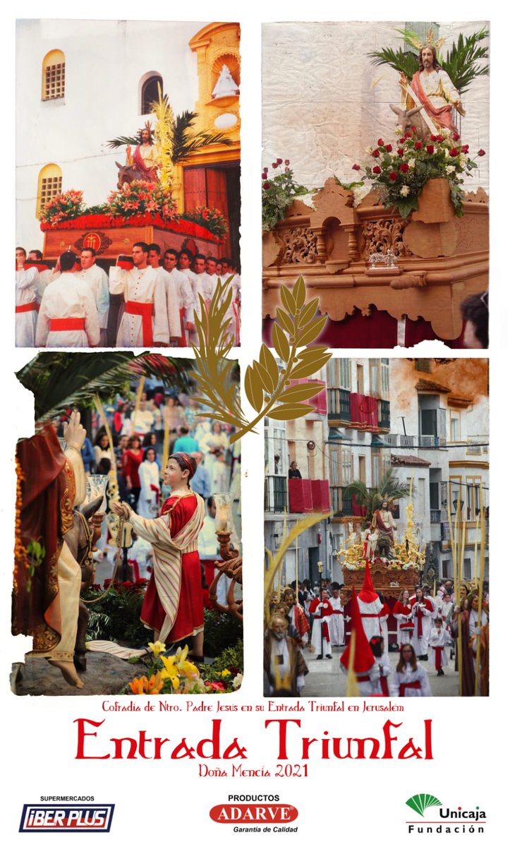 📸 Cartel 2021 de la Cofradía de la <a href="/ETriunfal_DM/">Entrada Triunfal DM</a>. Anunciará el Domingo de Ramos menciano.

Autor: JuanJe Priego

#SemanaSanta #DoñaMencía