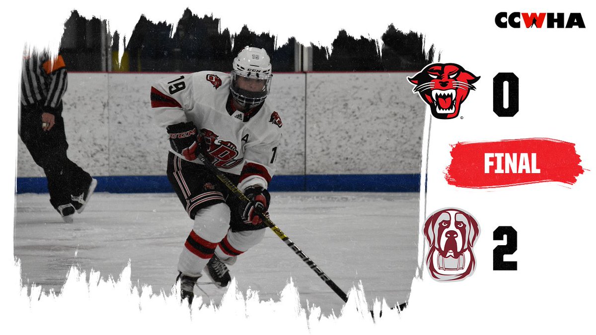Tough loss, but a great effort from DU tonight.

Killed off two 5-on-3's in the third, and Gaynor was outstanding, making 33 stops.

Onto to Maryville

#DUWHockey
<a href="/achawomensd1/">ACHA Women's D1</a>