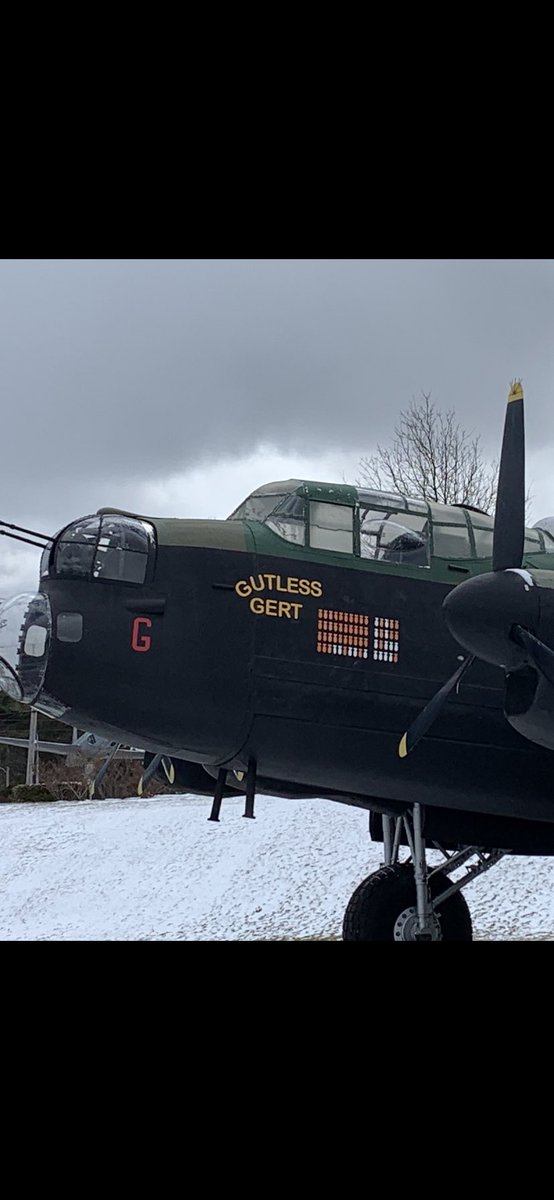 BriandEntremon1's tweet photo. Found this Warbird today ! Gutless Gert ! Survived 19 bombing missions over Europe from December 1944 to April 1945 ! @RCAF_ARC  #14wing #cfbgreenwood https://t.co/u0LKdk27aP