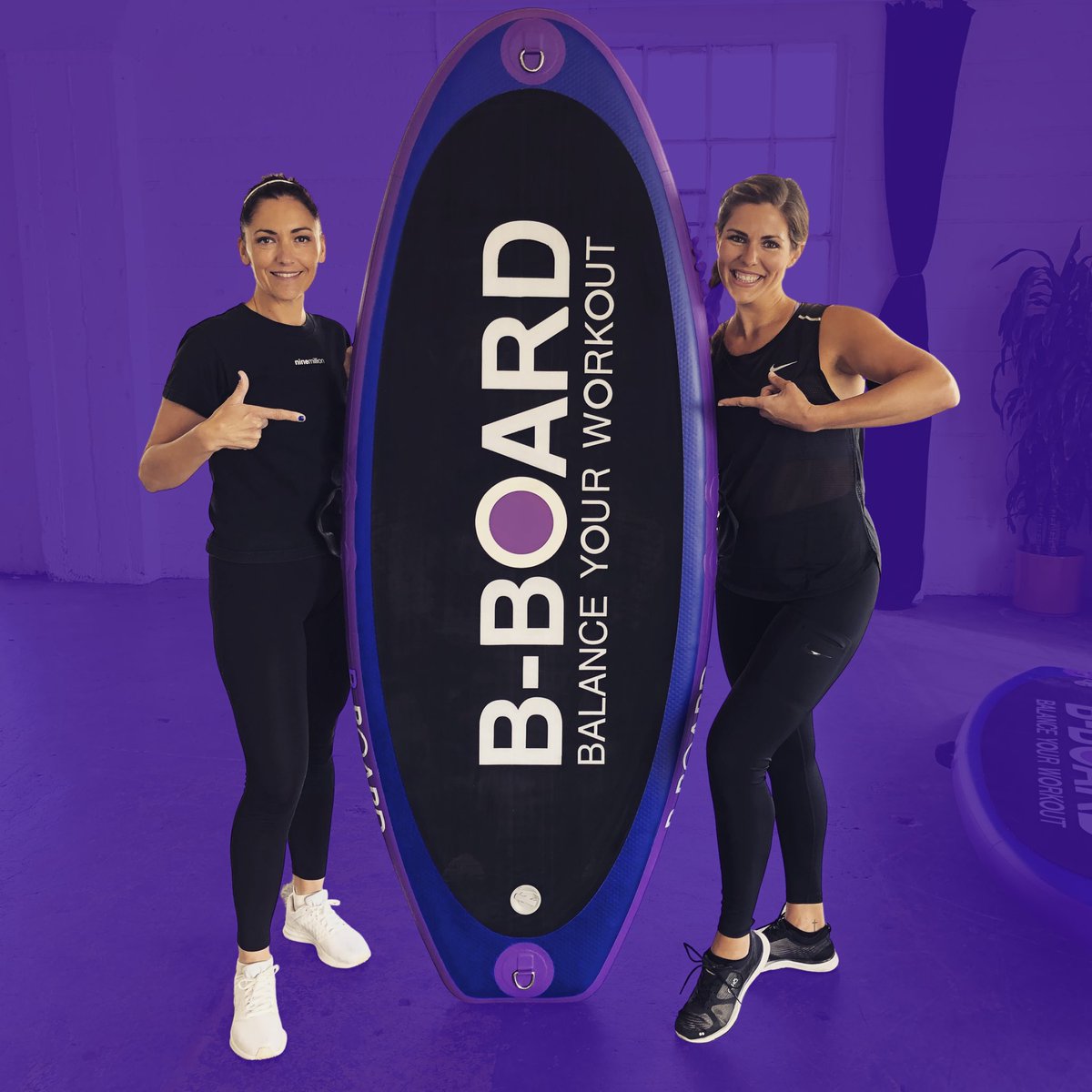 levelfitnessLA's tweet photo. Great new &amp; unique #balanceboard specially designed for #fitnesscenters #personaltrainer #athomeworkout | easy to inflate, safe, easy to store, easy to travel with and fun: that’s B-BOARD WORKOUT #bboardworkout @marcuslemonis @ymca @clubcorp @Troon @TheProfitCNBC @Womeninsport_uk https://t.co/KZxRLUbpsc