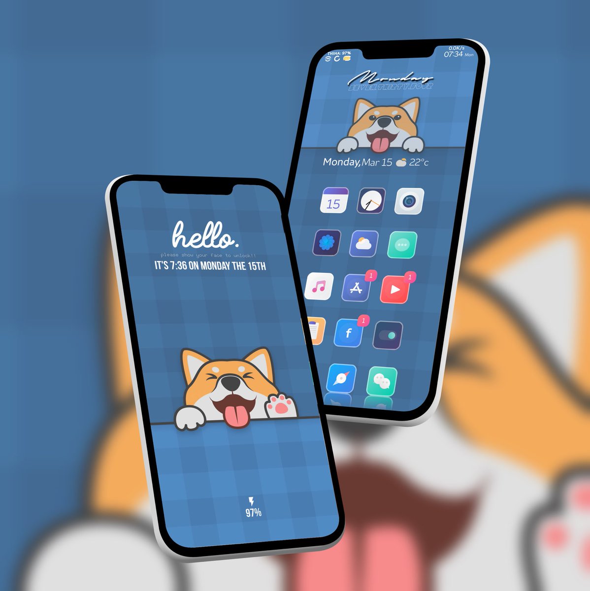 kyawthihaphyo's tweet photo. Good Evening/Morning Friend
#Viola @bossgfx_
#LockPluspro @JunesIphone
#J34_Hellofix LPP LS by jiban034
#HS_Widget by me
#Template @GalerVodgals
#Wallpper by China Mobile
Thanks all creators 🙏🏻 https://t.co/618ezQa4Bc
