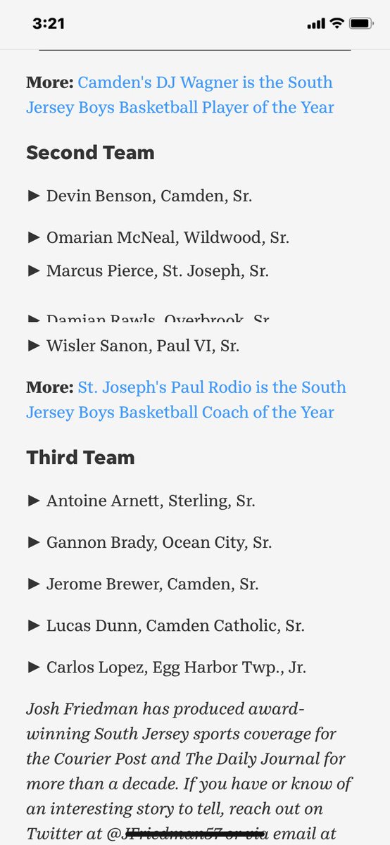 10devinbenson's tweet photo. I would like to congratulate my son Devin Benson for making the Courier Post 2ND Team All South Jersey.🙏🏽💕❤️💕🎉🎉🎉 https://t.co/VyvmVvDH3i