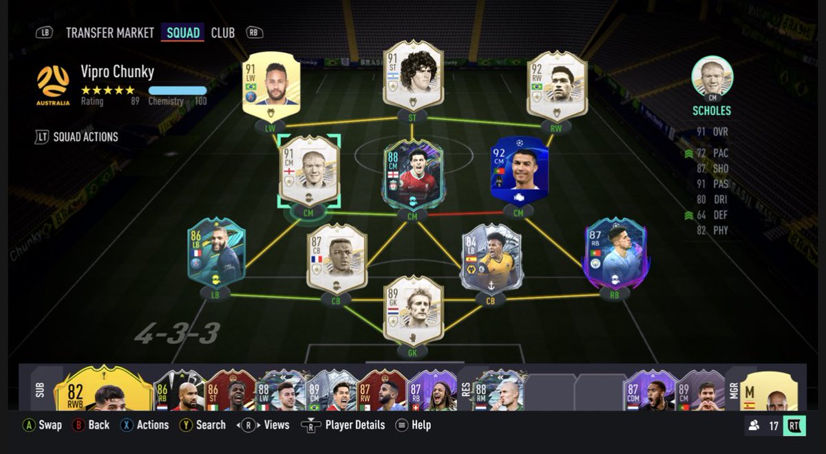 16-2....Packed Scholes from the prime icon sbc. Carried me to 28-2 🐐