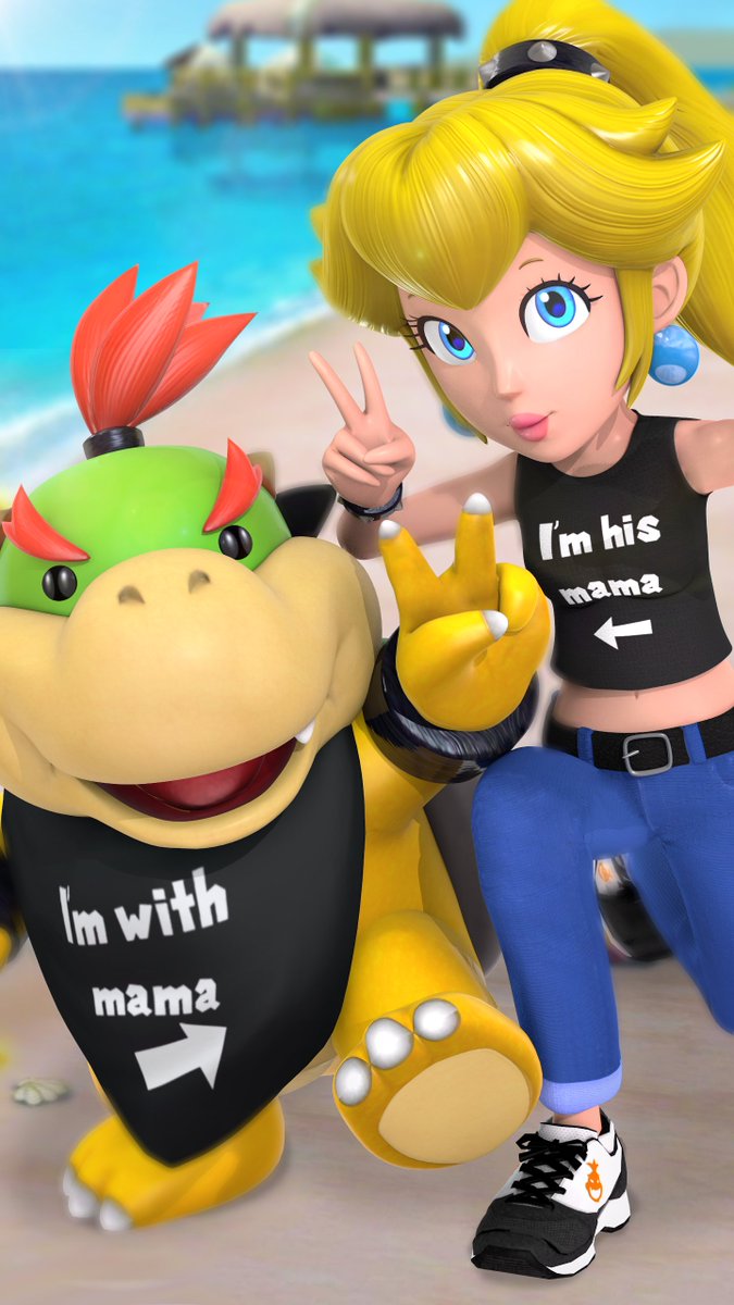 NibrocRock's tweet image. Vacation with Mama Peach