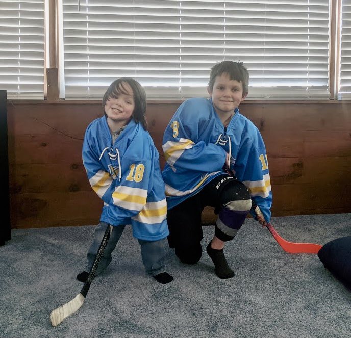 christineosik's tweet photo. Baby sharks doo doo do do doo do do.. @derekvosik @LIUMHockey https://t.co/9oiQlPKMkT