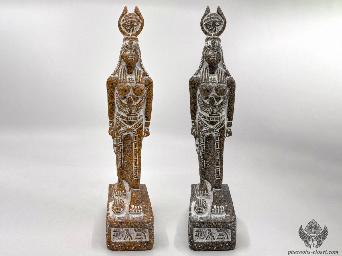 PharaohsCloset1's tweet photo. Thanks for the kind words! ★★★★★ "Amazing quality product! Will be a returning customer." Billy P. https://t.co/9R4mnFs9EK #etsy #isis #isisstatue #isisaltar #isisshrine #egyptianstatue #egyptiandecor #egyptianart #ancientegypt #giftforher https://t.co/gFjGdkn0kN