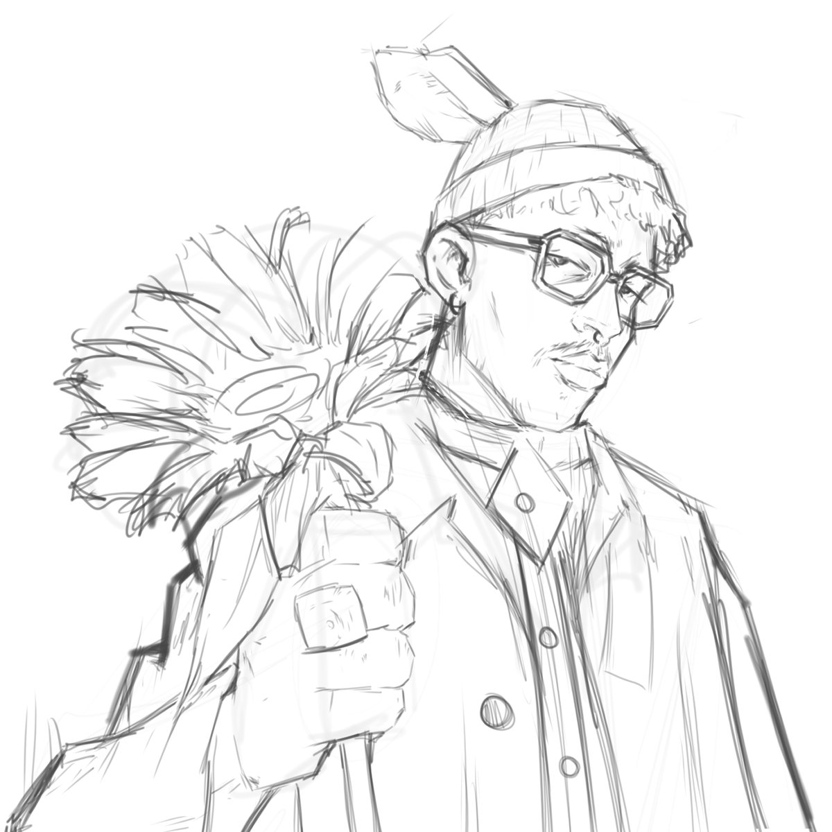 Coloring Pages Bad Bunny Coloring Book / Christmas Bad Bunny Coloring