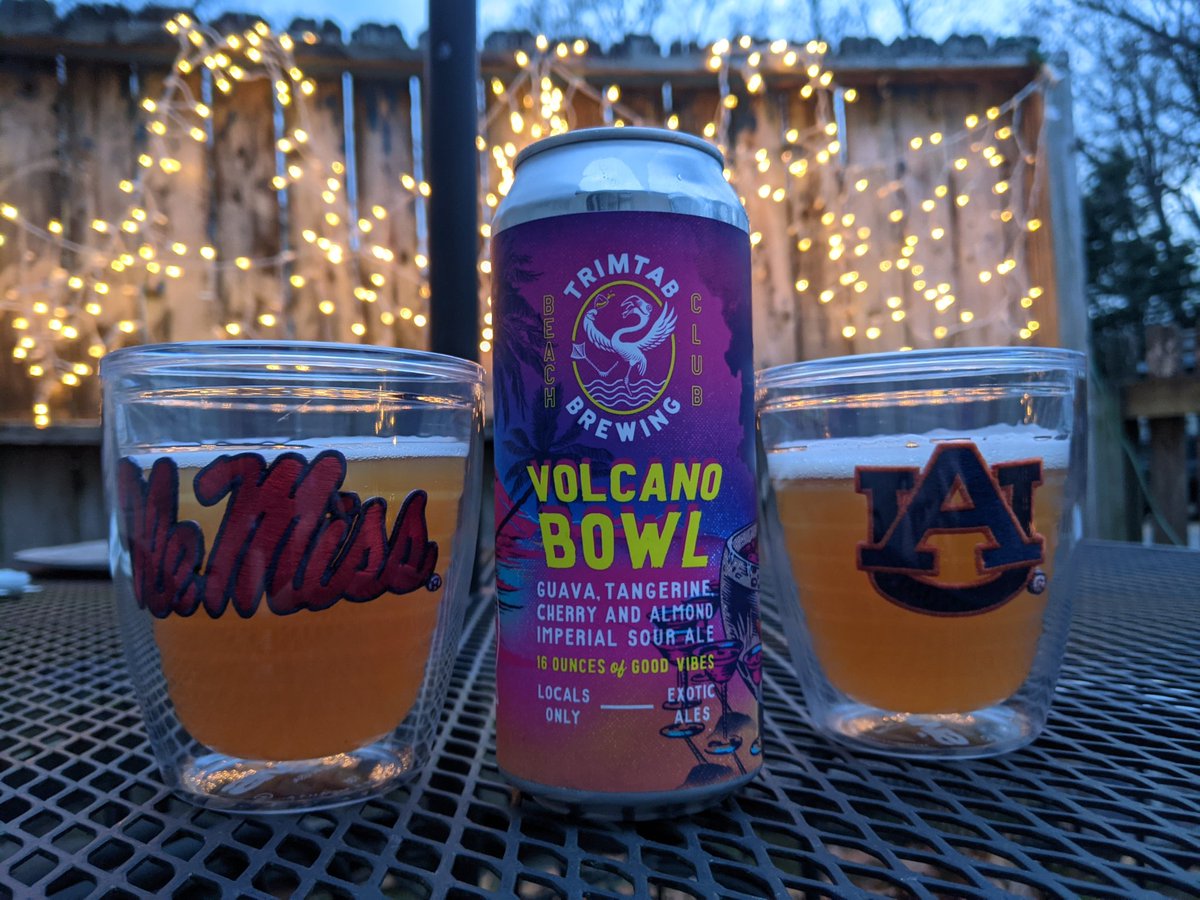 finnious's tweet photo. This Volcano Bowl sour ale would be good to share with @CLTLocalvore &amp; @donnachronicles 

Delicious beer by @TrimTabBrewing 
Discovered at #vmbf2 @MemphisBeerFest https://t.co/8kz1zOkcbJ