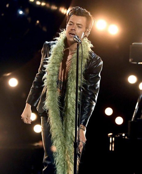 Harry Styles Performing.  At The #GRAMMYs