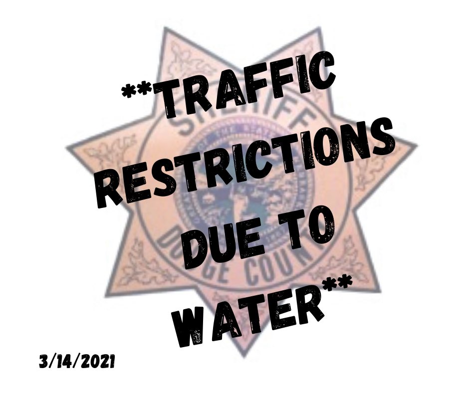 **Highway 79 just north of North Bend is water covered and closed at this time**

**Highway 30 at County Road 19 has some water in the eastbound lanes and is open at this time** 

Be aware of rapidly changing road conditions, turn around don't drown. Check 511 before heading out.