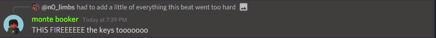 n0_limbs's tweet photo. the 🐐 just said my shit fire. imma be riding this high for the rest of my life https://t.co/UFncFUyCdK