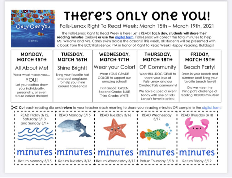 Please see below for this coming week’s RTRW Schedule: #OceanTheme #OnlyOneYou #CelebrateReading  @FL_counselor⁩ @MrsCareyFLPS⁩ ⁦@OFCSDistrict⁩