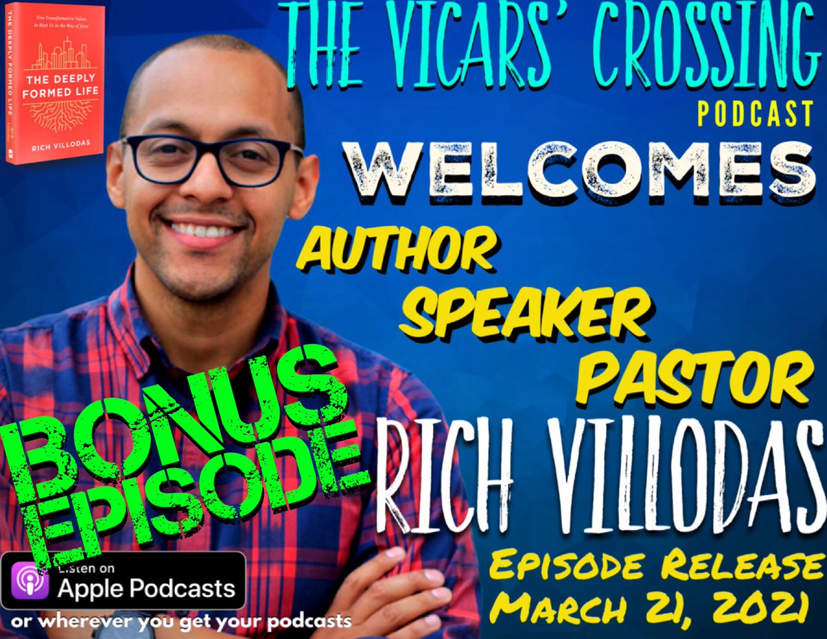 HeartCityPod's tweet photo. We are excited to bring you our next #BonusEpisode on March 21. @richvillodas is the Brooklyn-born lead pastor of @nlfnyc (New Life Fellowship), in Elmhurst, Queens. His book #TheDeeplyFormedLife is a call to deep & meaningful discipleship marked by rich formation. #SaveTheDate https://t.co/ztpPgQhXVO