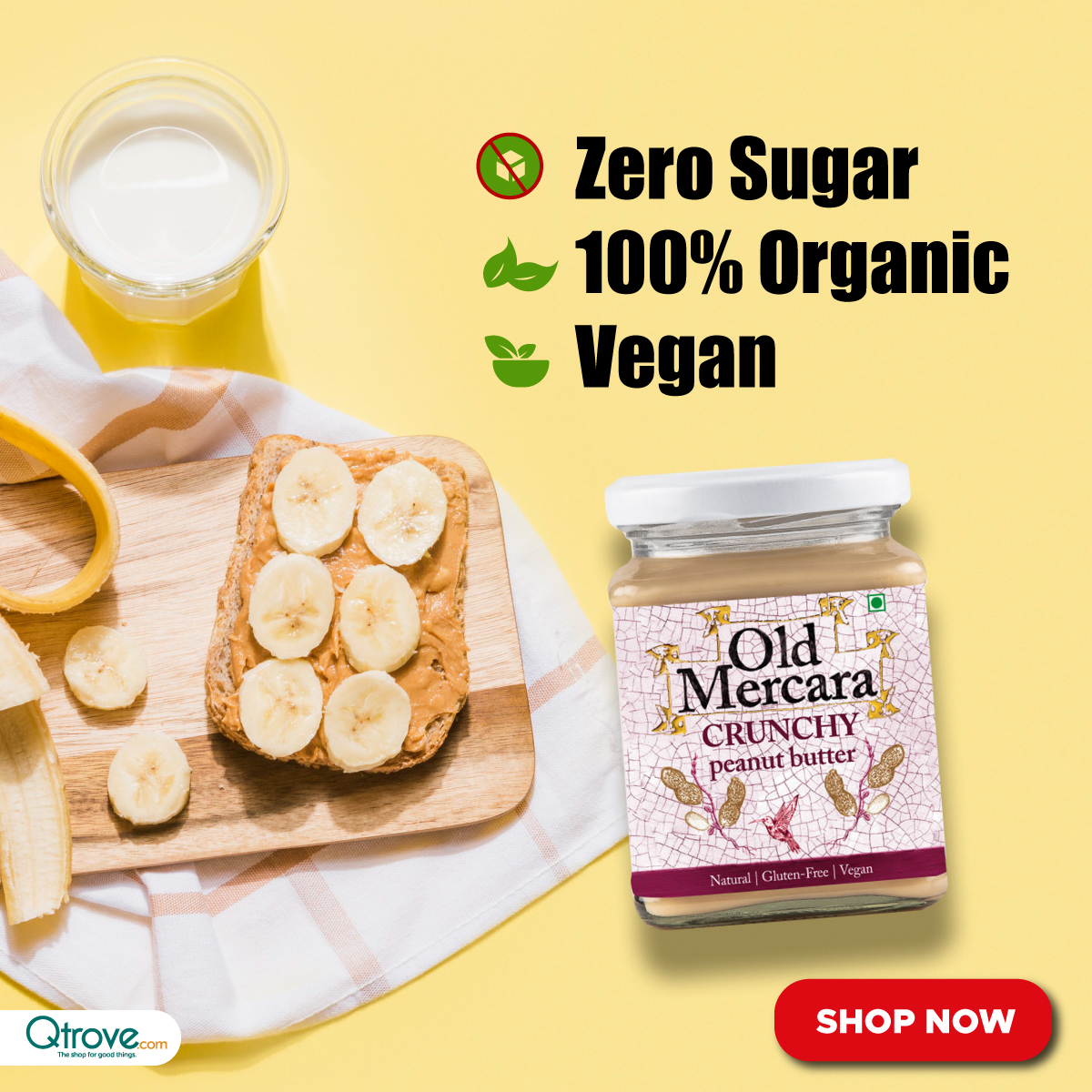 Peanut butter has potassium, magnesium, &amp; Vitamin E; it's also rich in protein &amp; fibre making it great for healthy muscle building &amp; weight loss. This authentic peanut butter w/ zero sugar  is way healthier than its mass produced alternatives 
ORDER NOW: bit.ly/2YLphDL