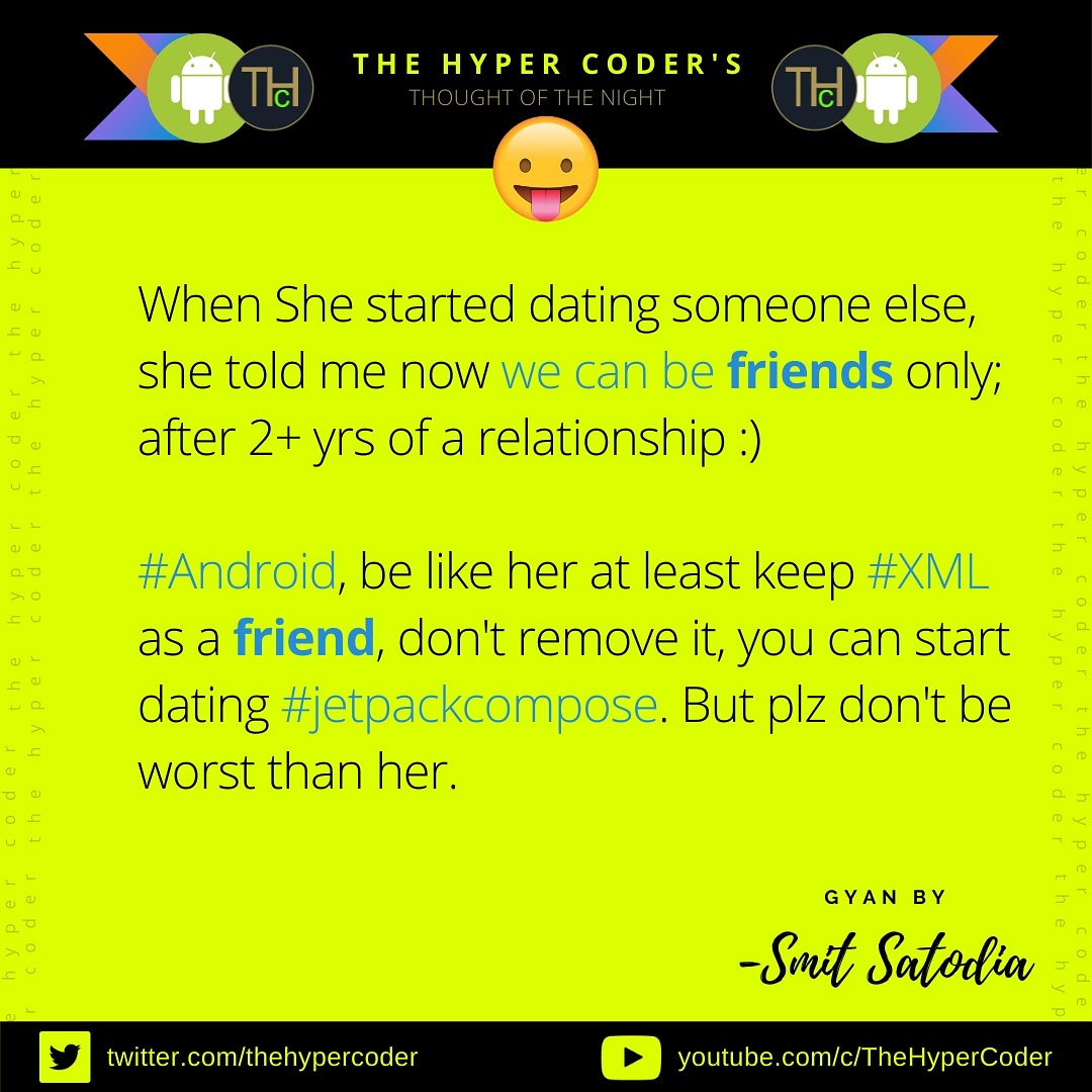 thehypercoder's tweet image. #AndroidDevJourney #JetpackCompose #java #kotlin