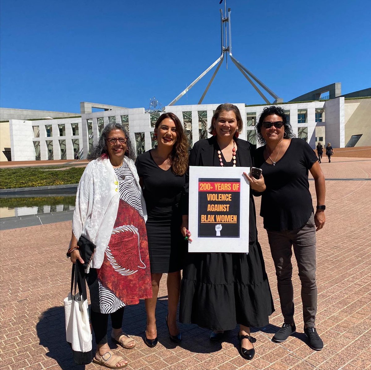 SenatorThorpe's tweet photo. We marched for women who have experienced violence and abuse at the hands of men

We marched for our Blak sisters who have suffered violence, abuse, racism and misogyny in this country for more than 200 years 

No justice, no peace ✊🏽 

#BlackLivesMatter #March4Justice https://t.co/xKM0qw1jZA