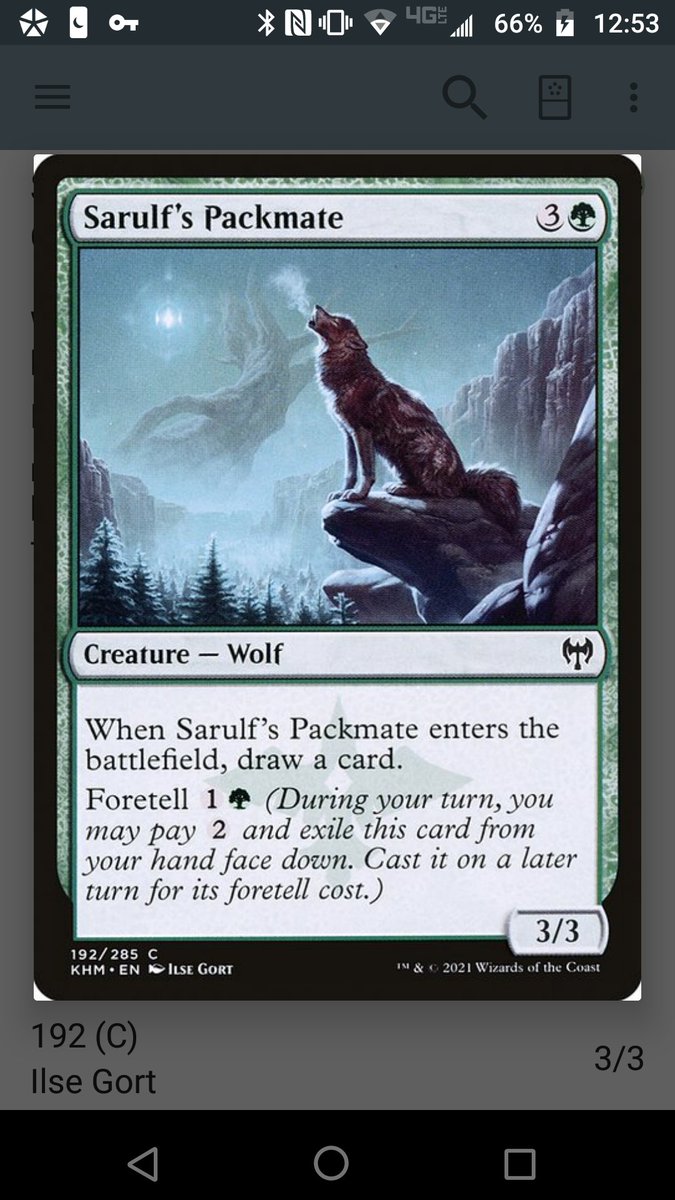 While we're mostly past the packmate vs behold debate, the best argument for me is so many of the better cards/starts build off board presence. Equipment, struggle, blizzard brawl, arni slays, j sentinel, berg strider, Moritte, UG copy land all reward having a creature (1/2)