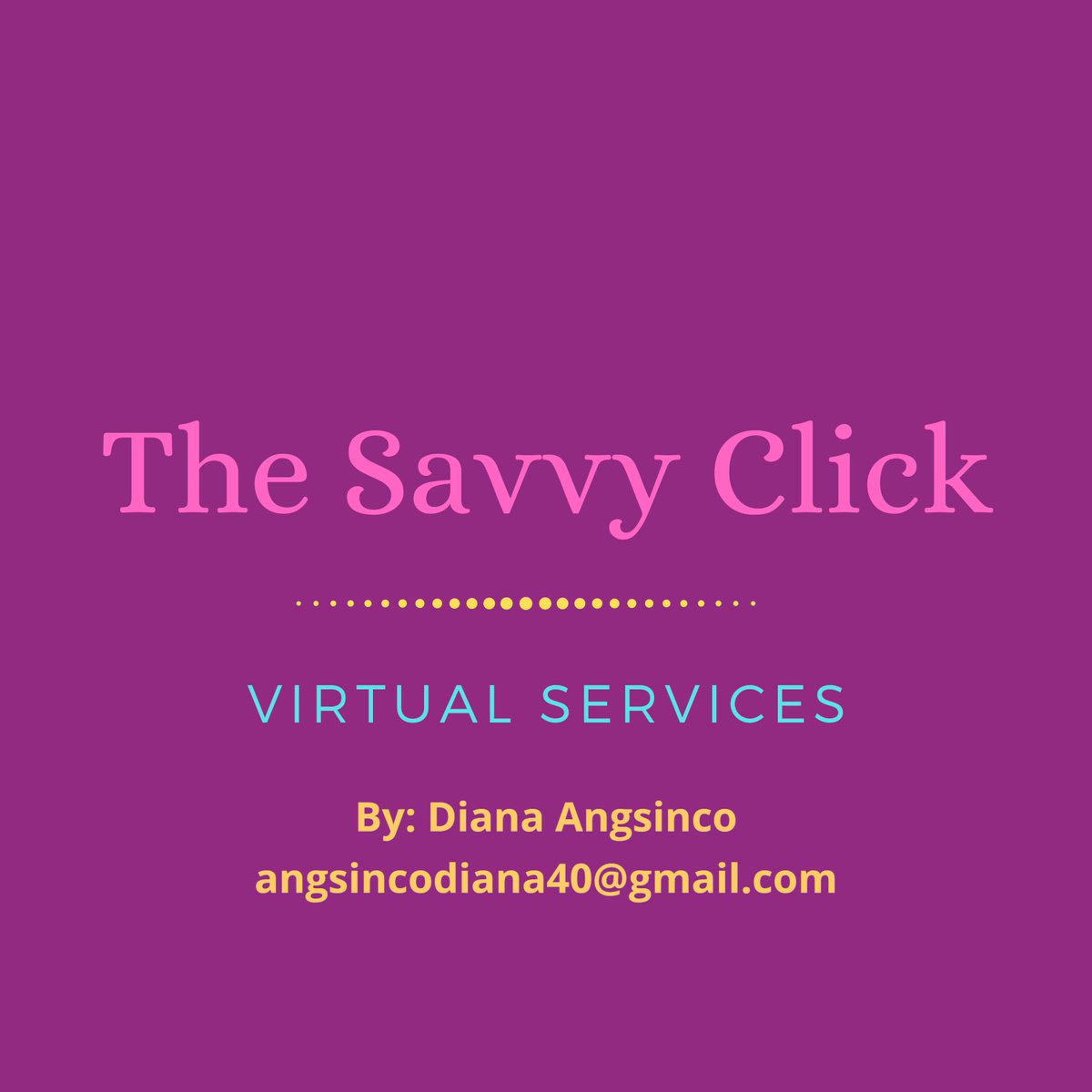 AngsincoDiana's tweet photo. Share your thoughts and experiences about the importance of Social Media, Branding, and SMM for online enterprises.
I am glad to know.
#tweetsavvyclickvirtualservices
#freelancing
#onlinebusiness https://t.co/danNxquFho