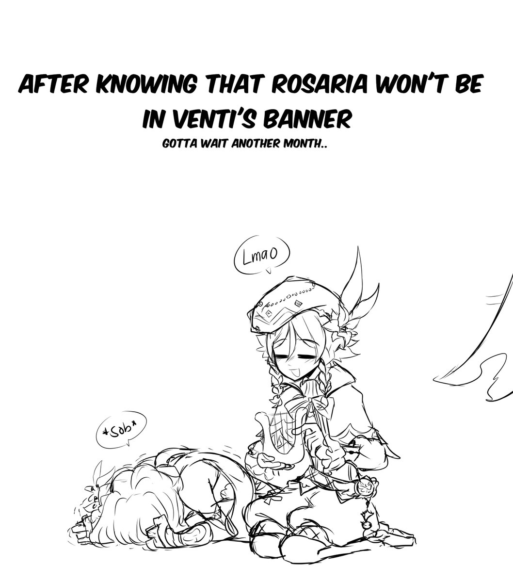 I know I'm a little late, but after seeing venti's banner I'm just--
#GenshinImpact