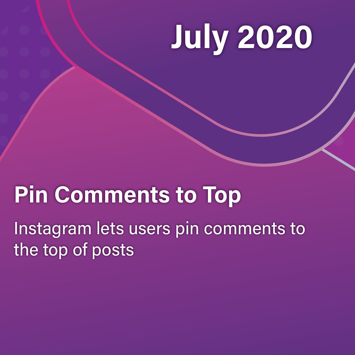 socialbuzz101's tweet photo. Instagram's new feature Pin Comments to the Top prevents browbeating on the platform. Brands can pin up the cachet comments to earn the audience.
.
.
#Instagram #features #July #PinComments #covid19 #SocialBuzz #digitalmarketing #marketing #socialmediamarketing #marketingagency https://t.co/odmCCCUPmW