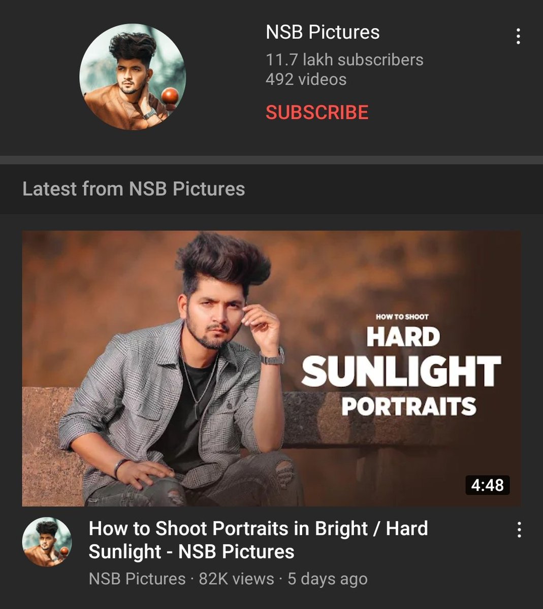 Hey @Adobe @incoproip Neraj the admin
&created of Nsbpictures is creating great content
and. We are able to learn a lot by his Chanel.
If you notice, He is somehow also
promoting Adobe softwares. So please take back
the copyright strikes #nsbpictures #HelpNsbPictures