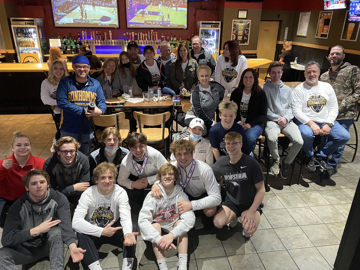 LHSwrestlers's tweet photo. Sometimes after state, the parents and kids just don’t want to leave....#onelancerfamily https://t.co/6unb6L9qAR