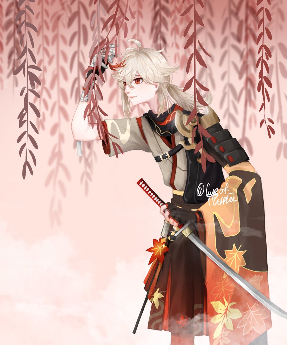 Cofffee Kazuha Genshinimpact 原神 原神イラスト