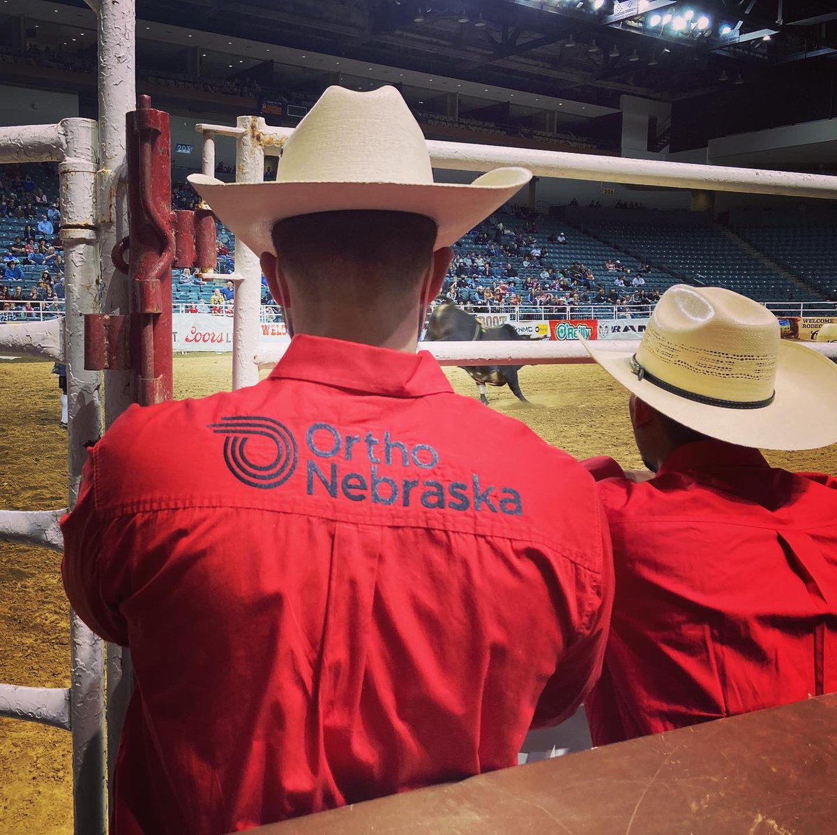 DocsOmaha's tweet photo. Had a blast covering the Coors Light Bull Riding Challenge with the rest of the @OrthoNebraska team! https://t.co/qX8jIQVb9w