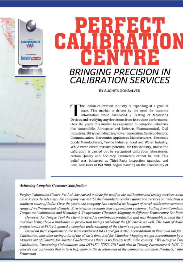 PerfectCalibra1's tweet photo. Perfect Calibration Lab is one among Top 10 Lab’s in India https://t.co/eaCS2y54LY #india #labs #toplabs #industryoutlook #outlook #magazine #digital #perfect #calibration https://t.co/FtRSsAwfo4